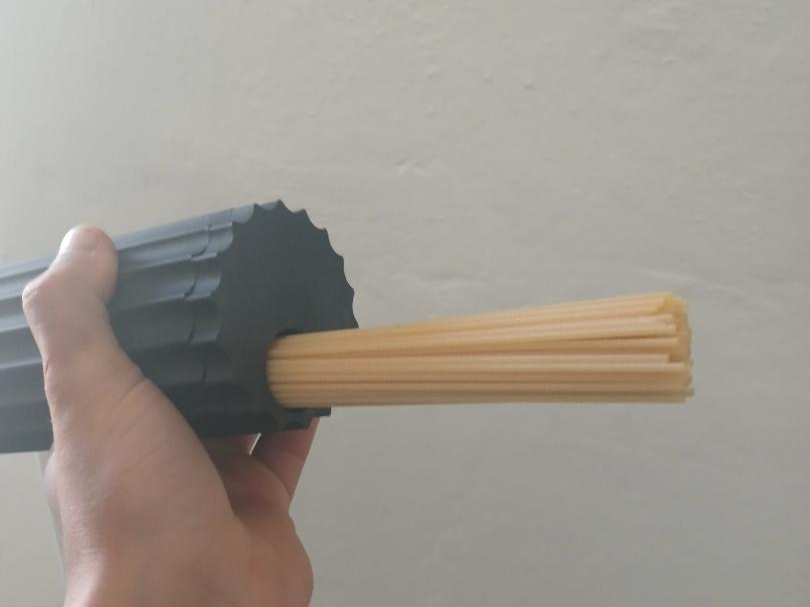 Spaghetti container with doser.