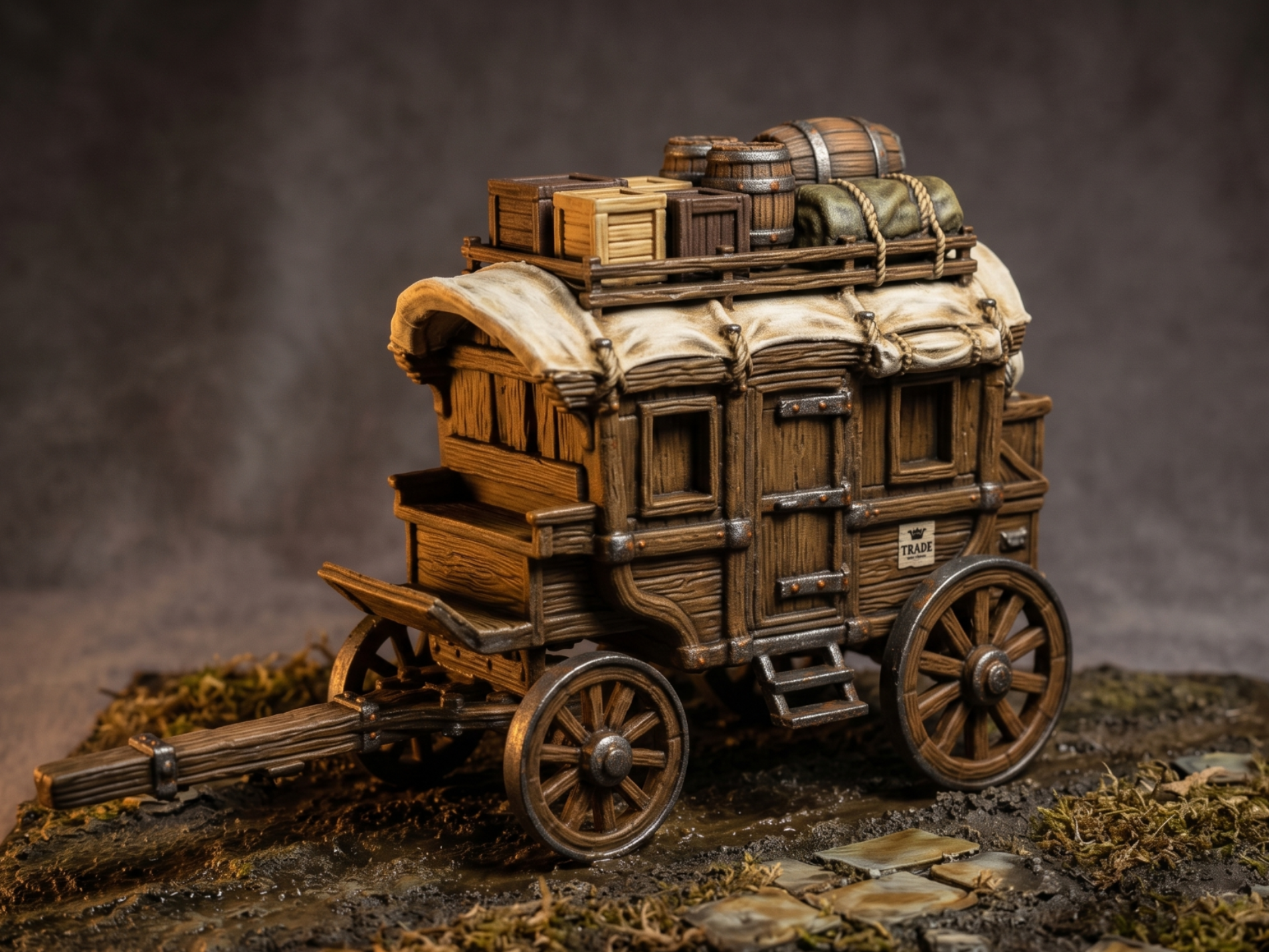 DnD Carriage / Wagon miniature