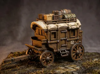 DnD Carriage / Wagon miniature