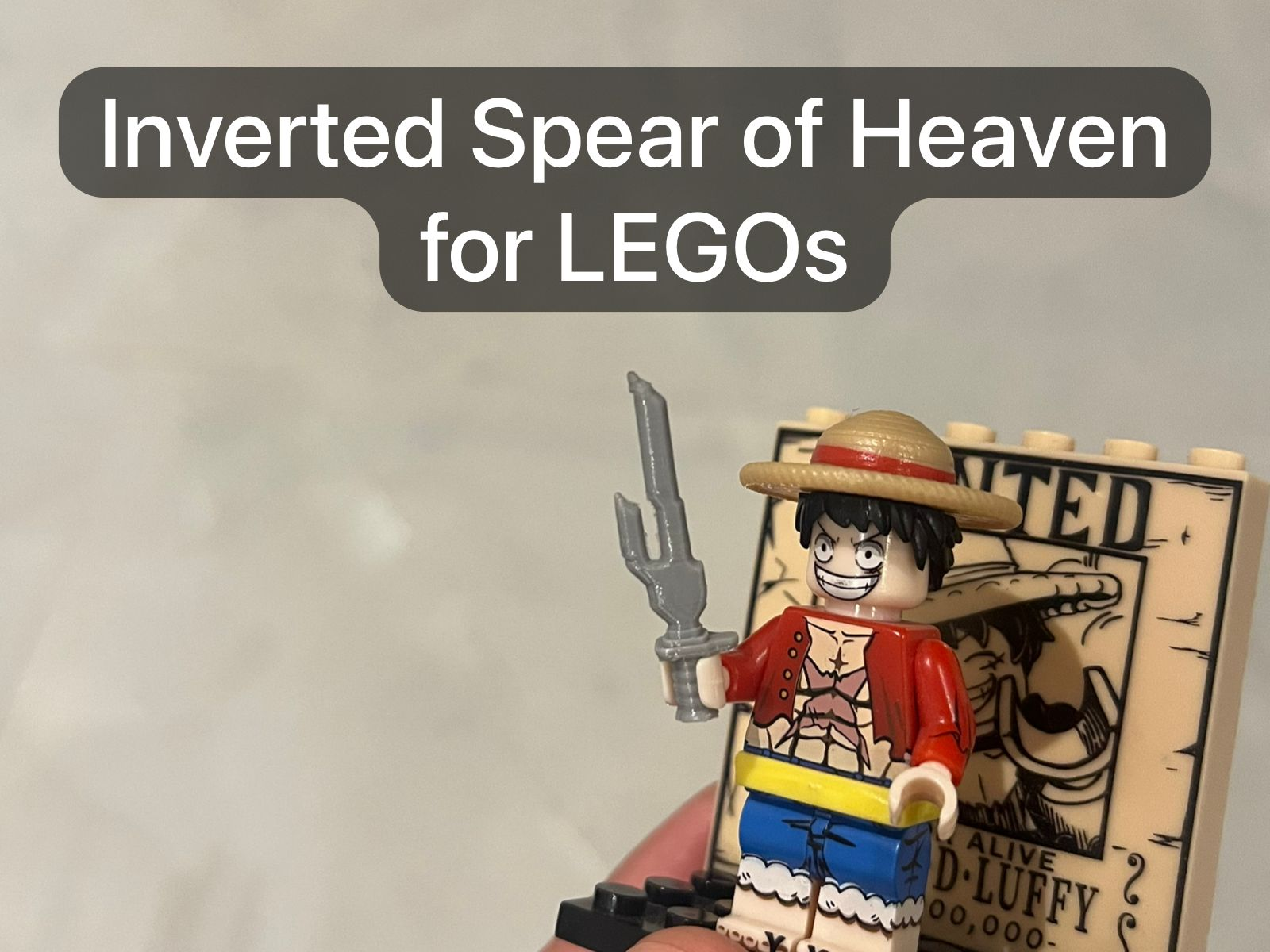 Inverted Spear of Heaven (JJK) for LEGOs
