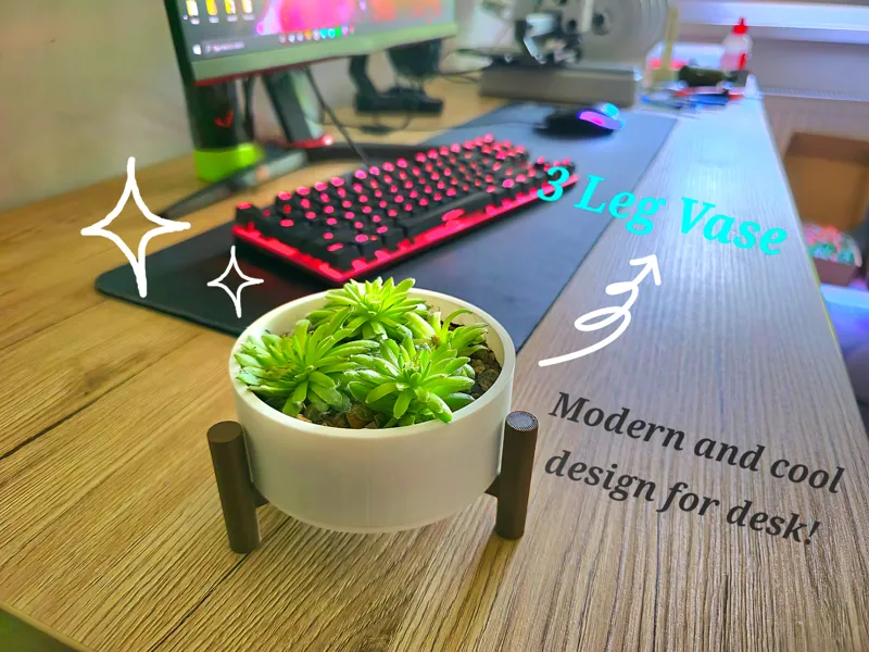 3 Leg Vase
