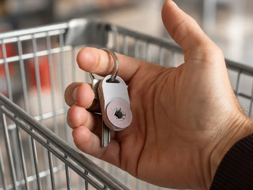 Printable Coint 2 in 1 Keychain - Shopping Cart Coin & Phone Stand - Free 3D Print ...