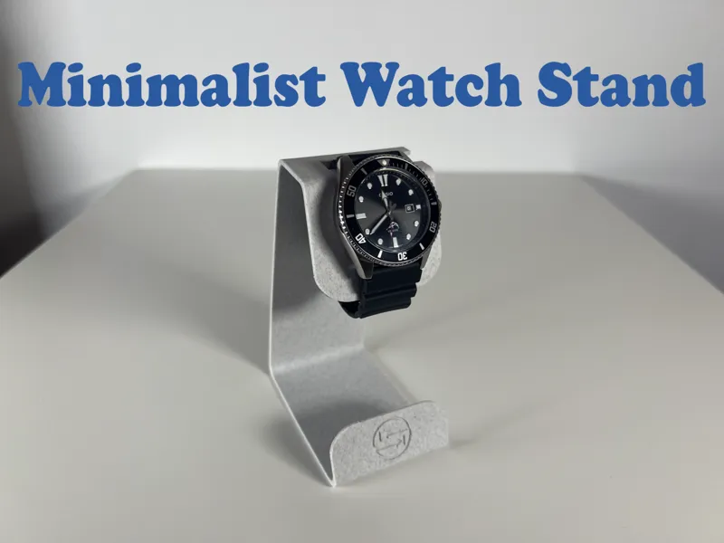 Minimalist Watch Stand – Modern Desktop Design