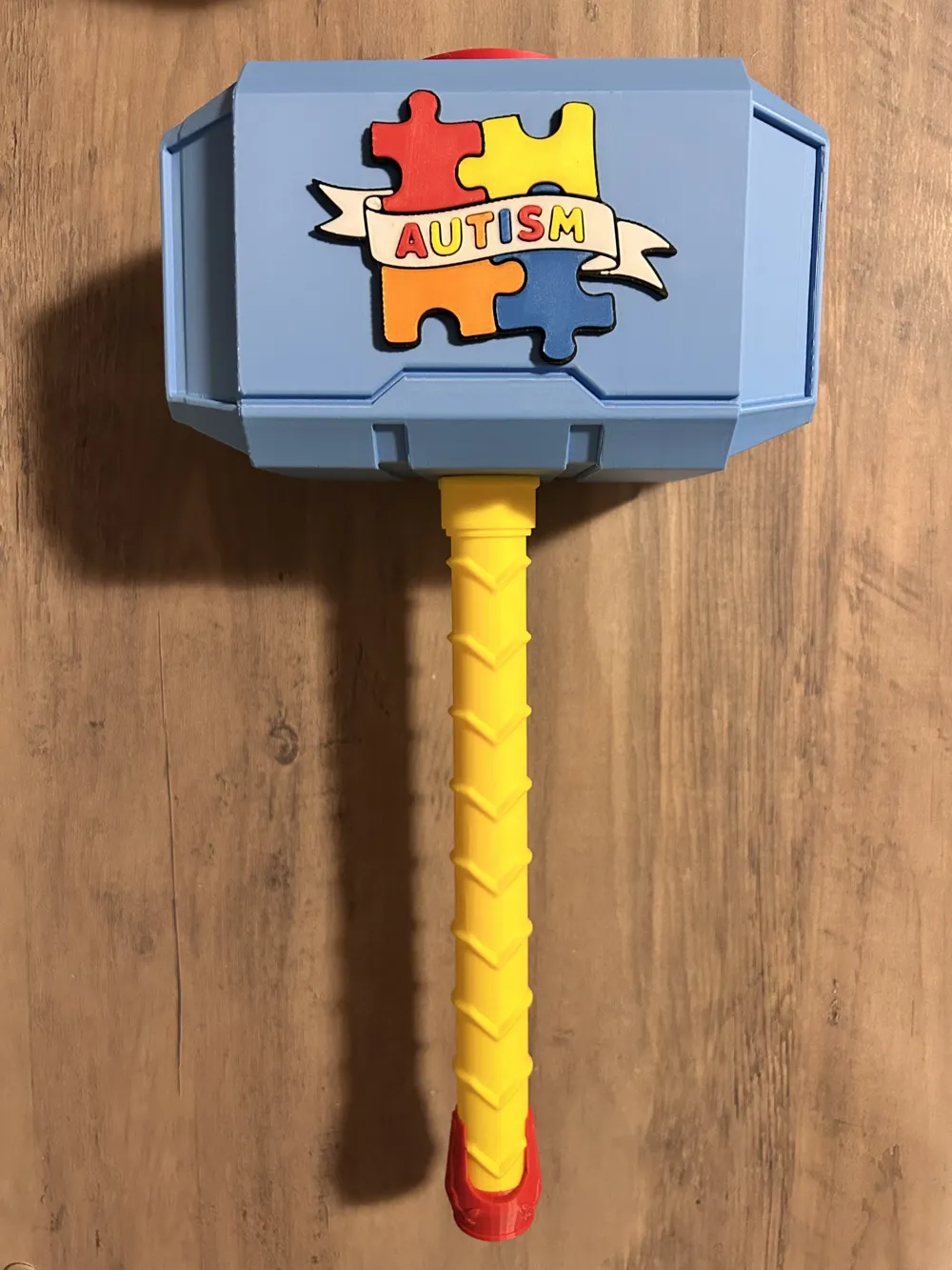 Autism Awareness LOGO for Thor's Hammer - Free 3D Print Model - MakerWorld