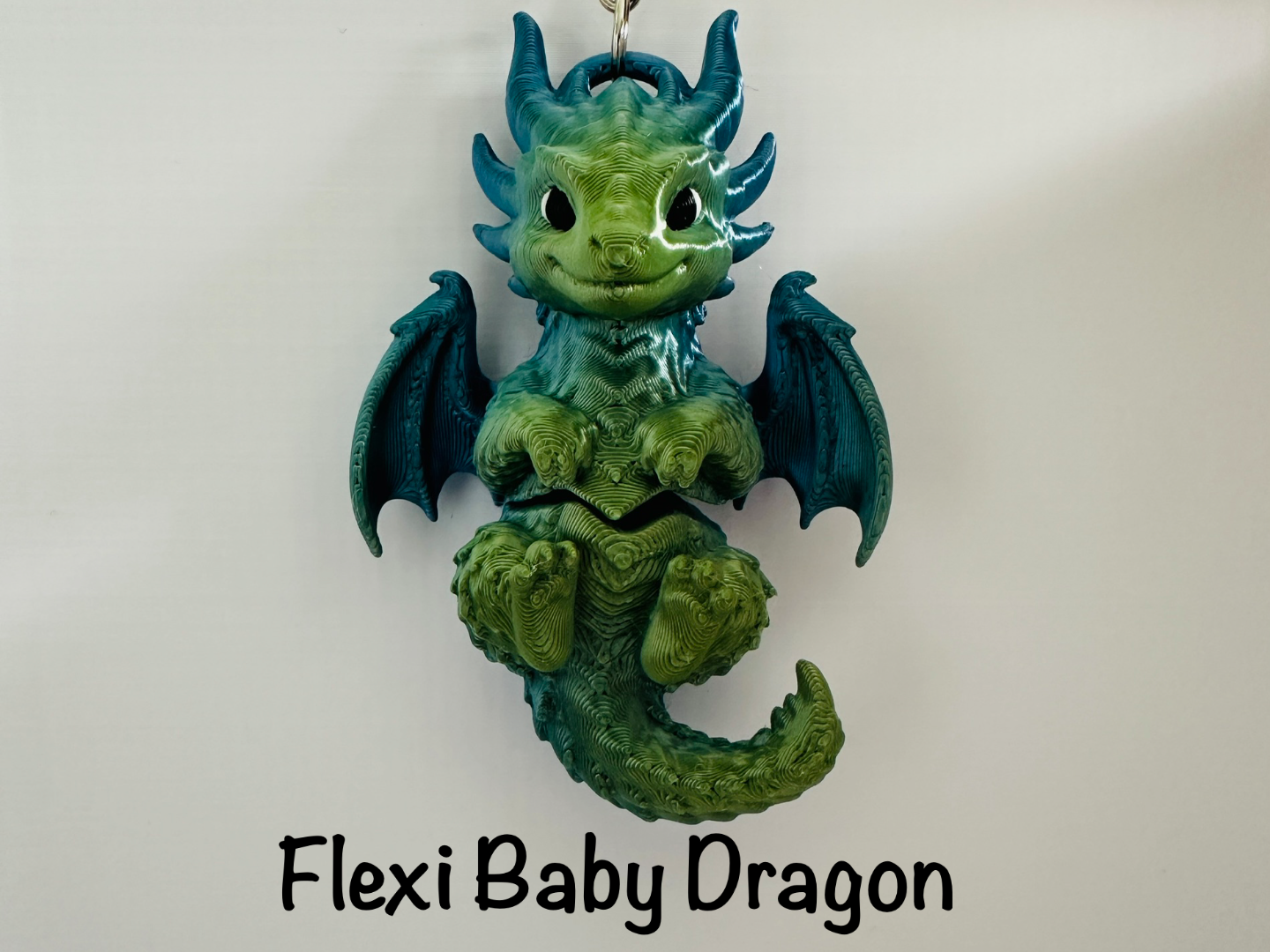 Flexi Baby Dragon Keychain
