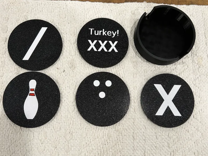 Bowling Coaster Set