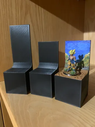 BACKDROP DISPLAY PLINTH - DISPLAY MINIATURE BASE