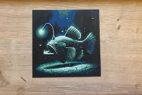 Tableau en relief poisson-lanterne — photo 3
