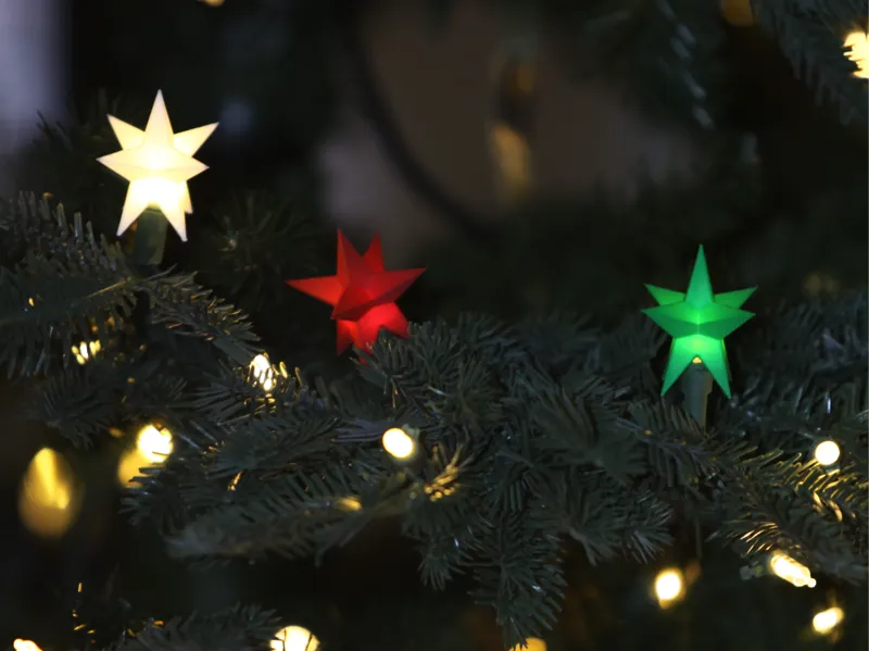 Festive Light 3D Star Cover