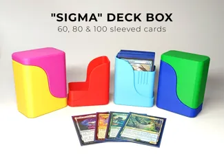 "Sigma" | Deck Box | Magic & Pokemon TCG
