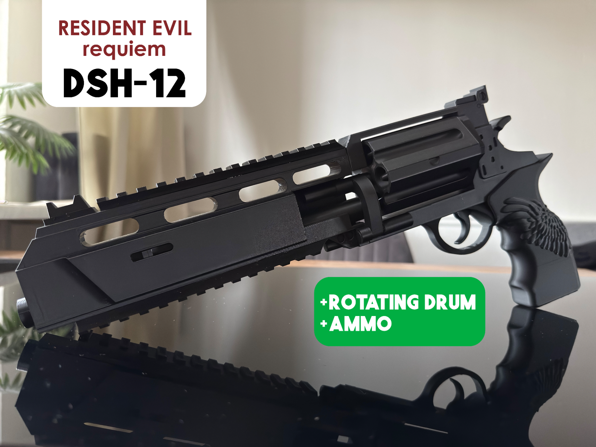 Resident Evil Requiem DSH-12 Revolver 