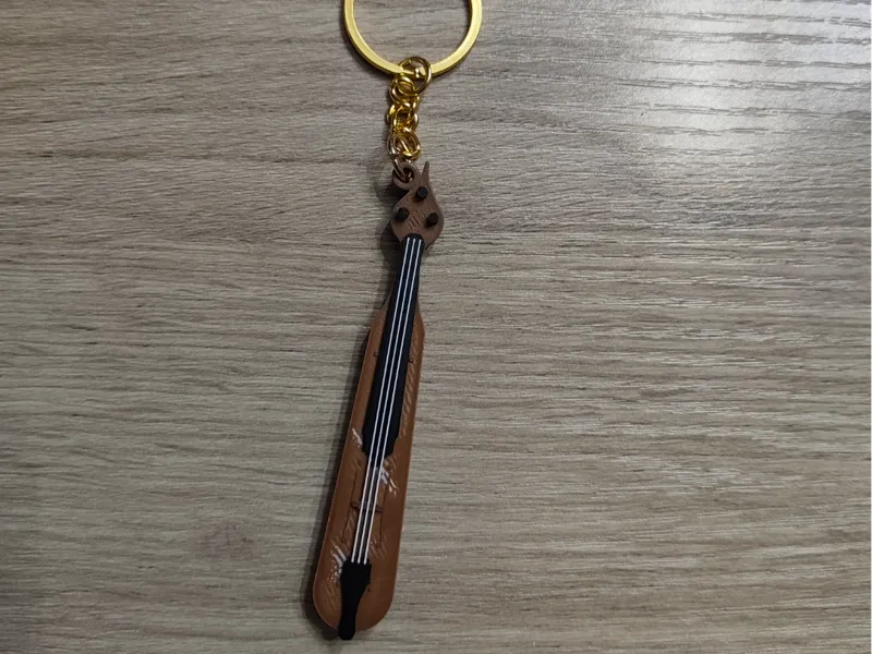 Greek Pontic Lyra Keychain - Detailed Miniature