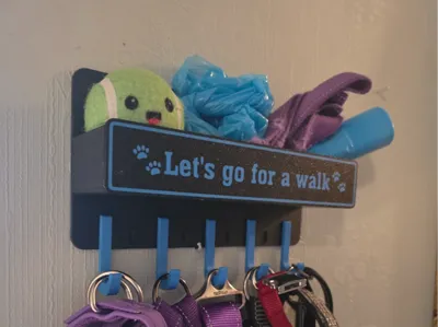 Sign for my dog leash collar holder