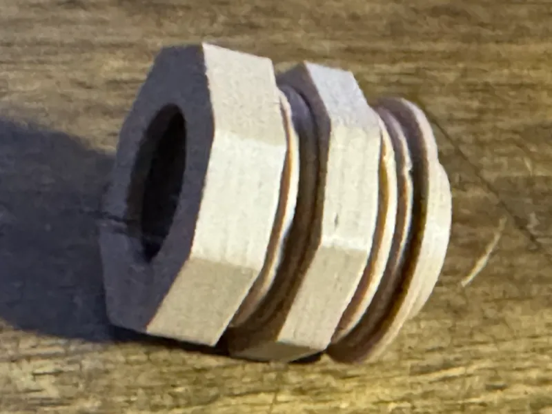 Tool-free generic Sanwa button with thread lock 