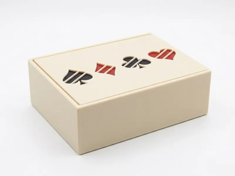 Poker card box