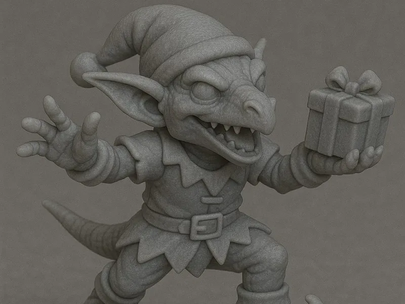 Christmas Elf Kobold - Gift Bearer