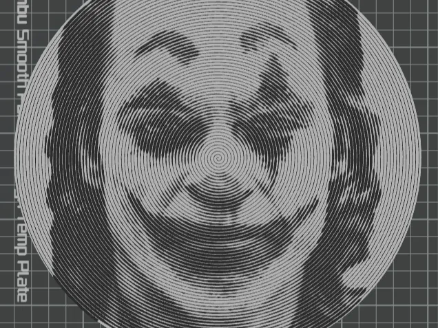 Joker Escala de grises espiral