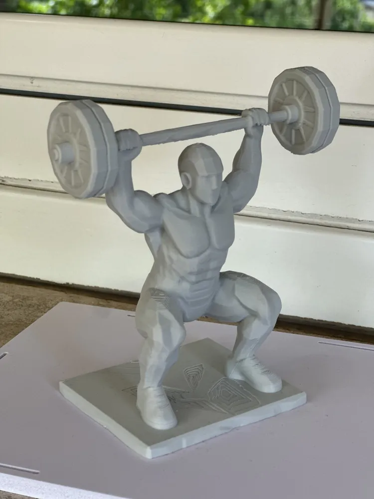Athlete, Weightlifting by Print_Roma_3D MakerWorld: Download Free 3D Models