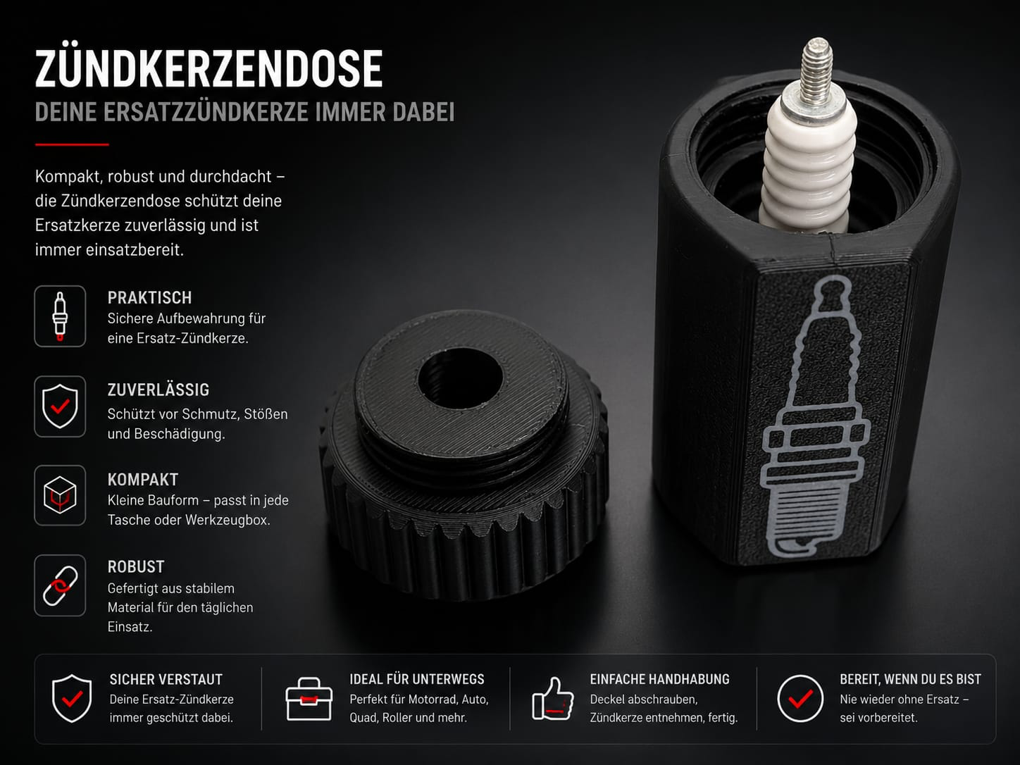 Box für Zündkerzen