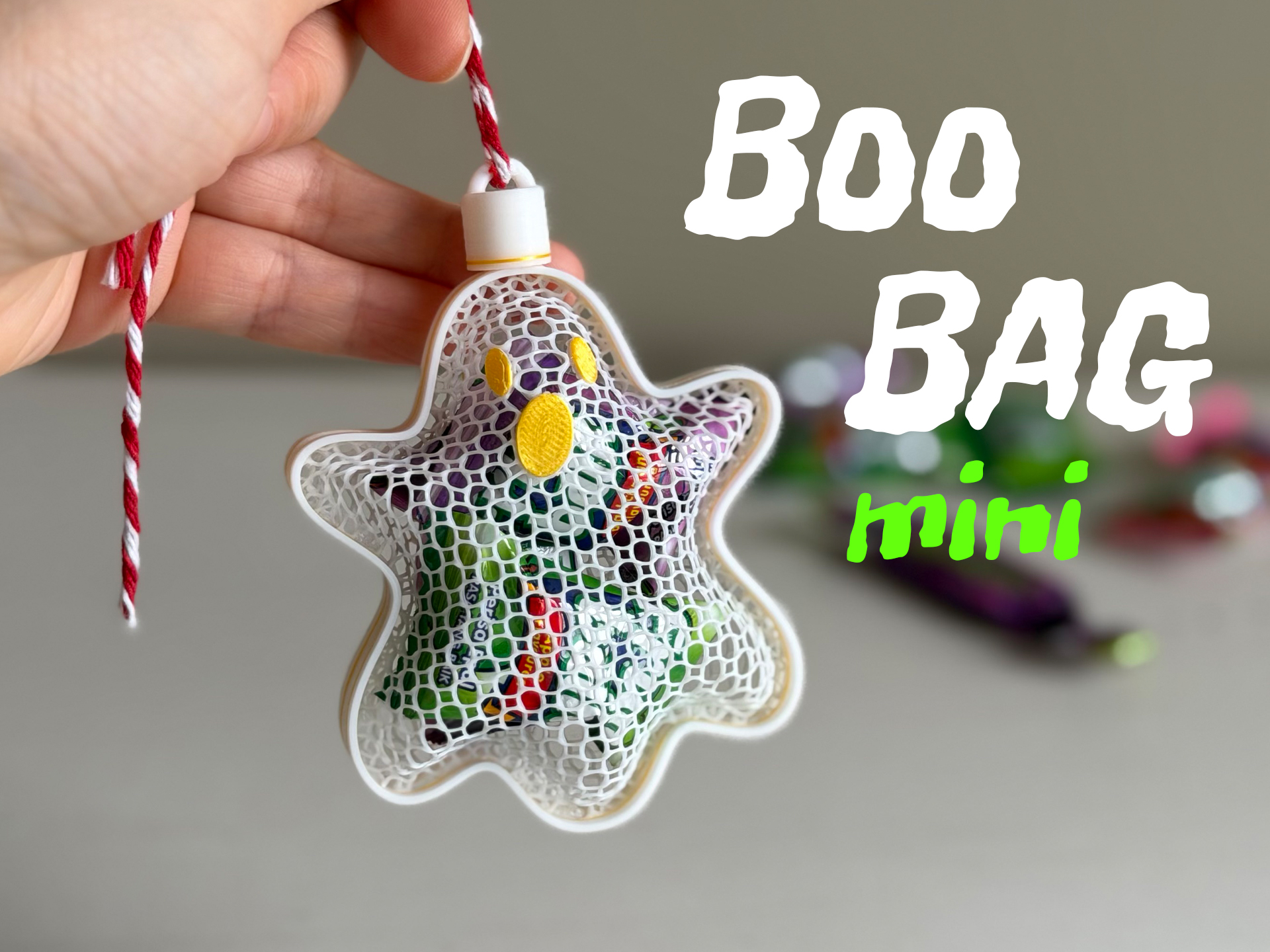 Mini Thermoformed Ghost Treat Containers - 1
