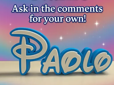 Paolo - Disney Style Name
