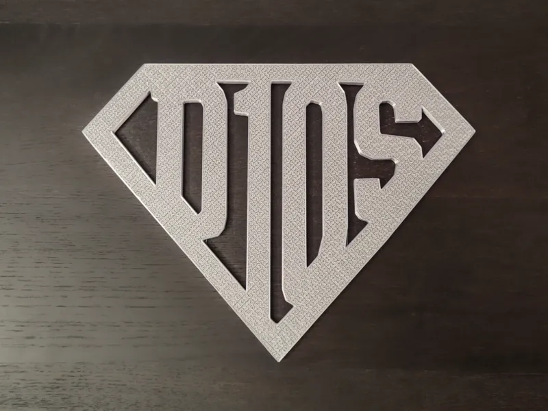 Placca parete/mobile D10S Superman