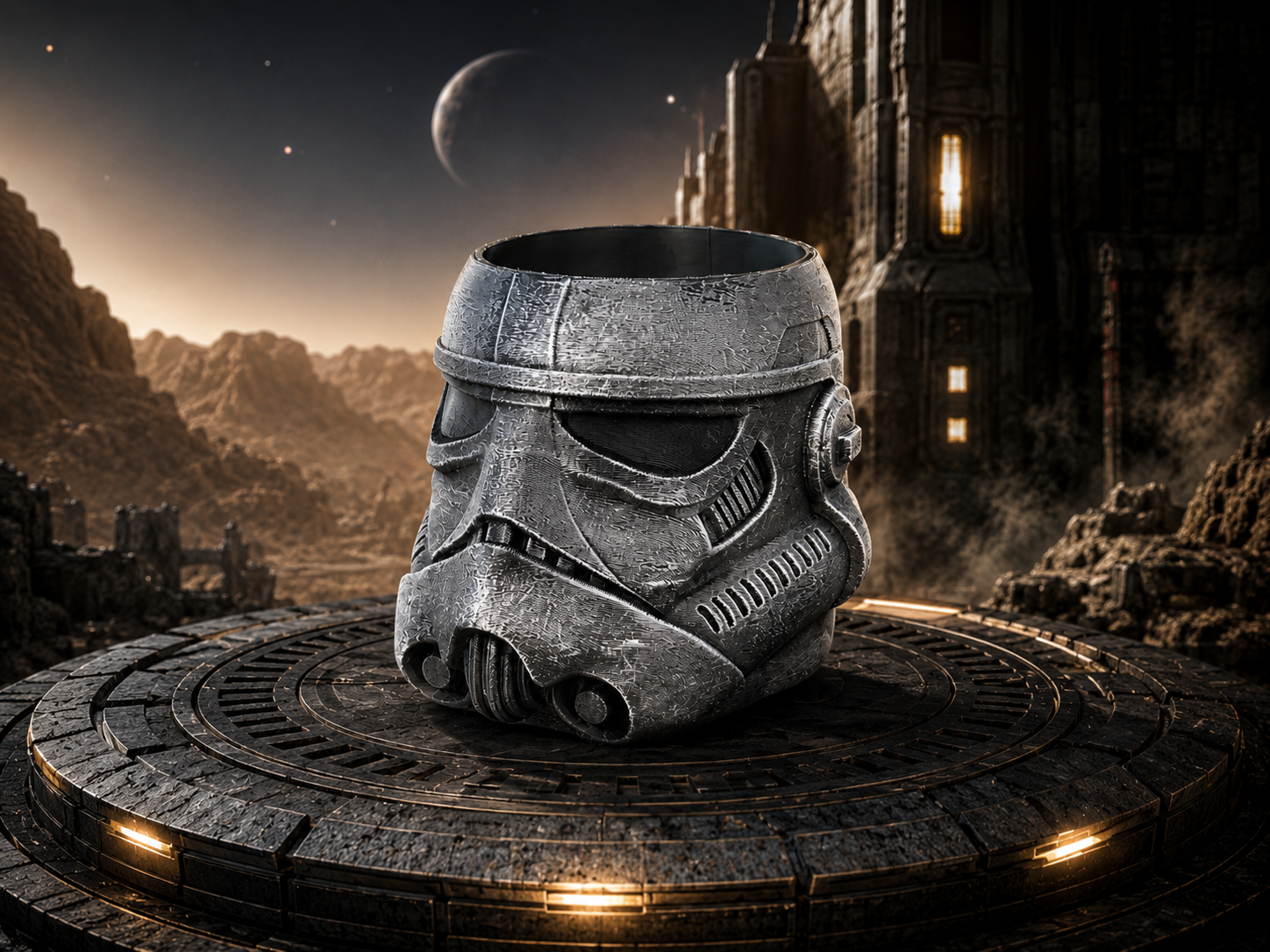 Stormtrooper Helmet Planter