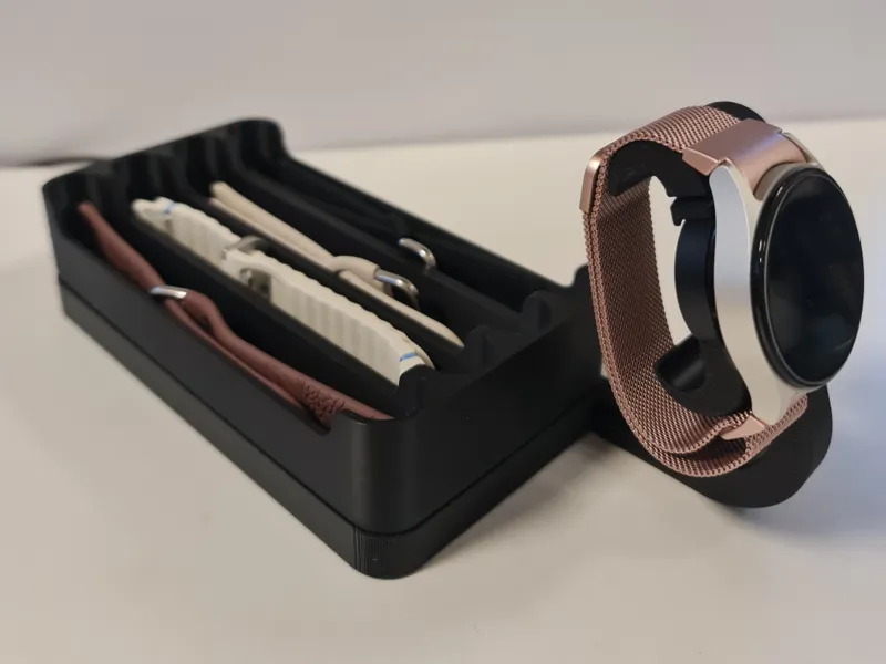 Samsung Watch Charger with Stash/Holder for Bands