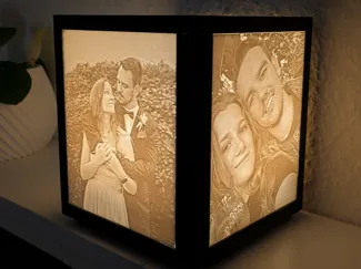 Lithophane Lamp with your Pictures / IKEA KAPPLAKE