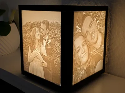 Lithophane Lamp with your Pictures / IKEA KAPPLAKE