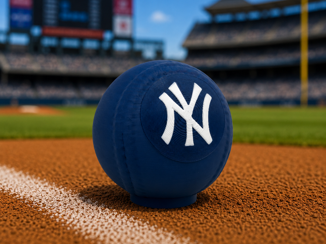 NY Edition - baseball display w/ separate logo