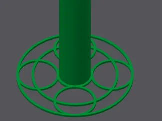 Bambu Filament Reel Storage Spindle