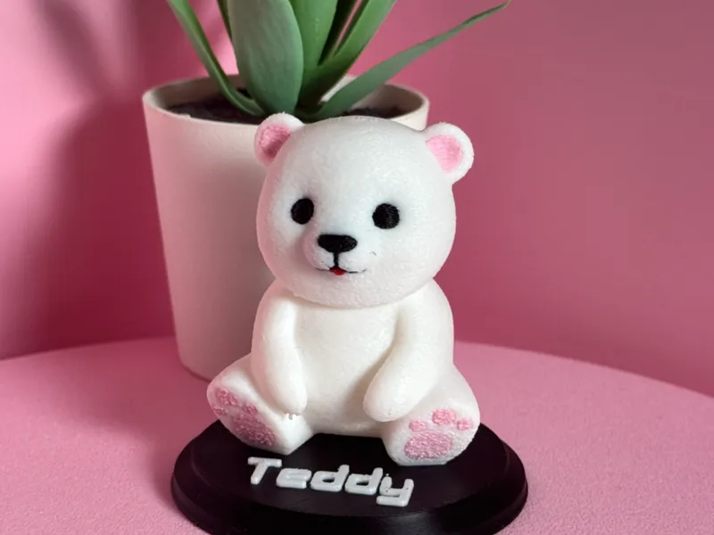 Adorable Teddy Bear - Custom Text