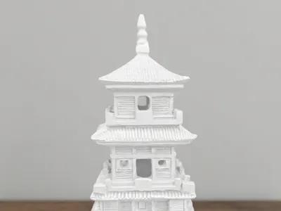 Pagoda Temple - Aquarium Decor