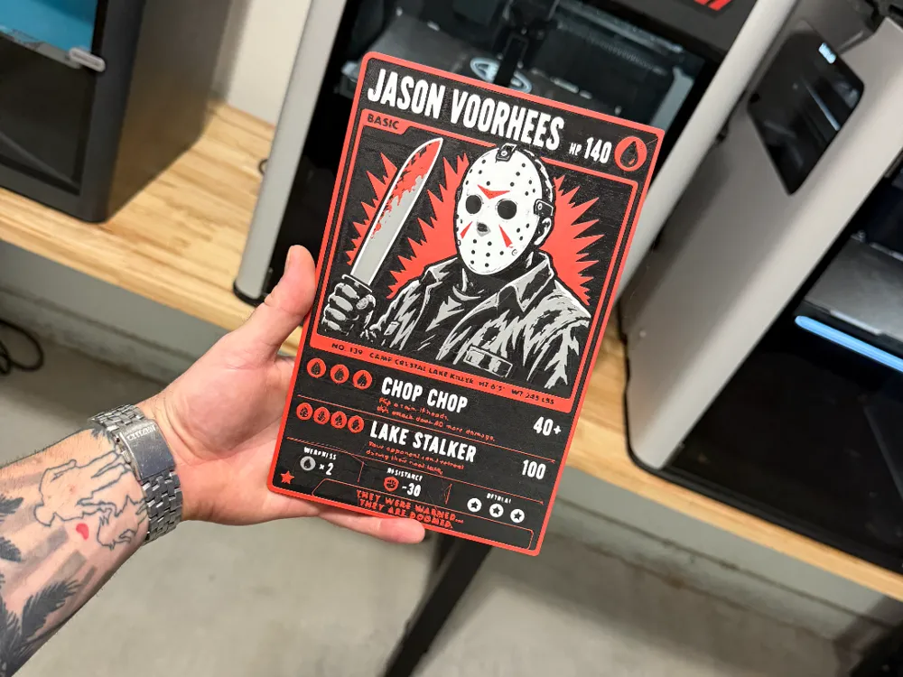 Jason Vorhees Übergroße Pokémon-Karte – Kostenloses 3D-Druckmodell ...