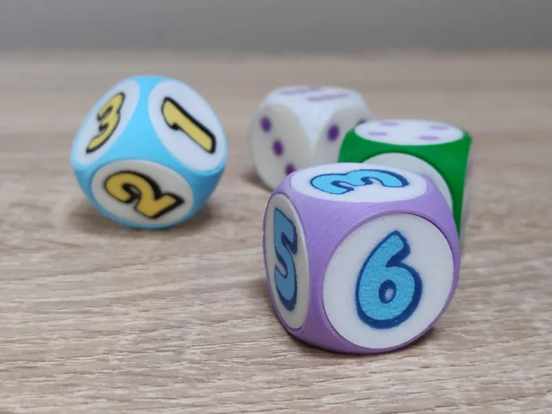 BoardGame Dice - Classic / Numbers