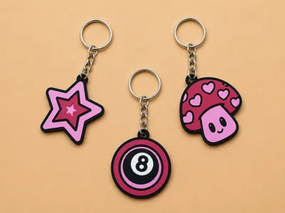 Cute Aesthetic Keychains - Pack 4