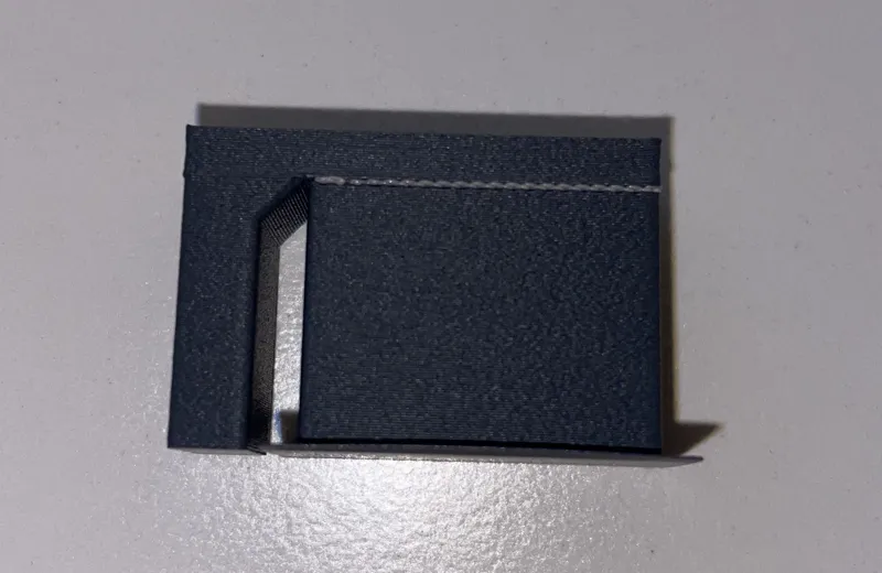 Flushing test part for interface layers of supports