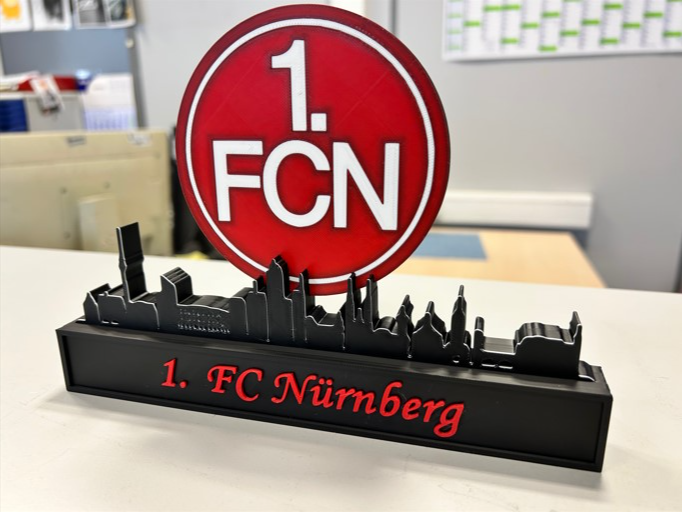 Bundesliga - 1. FC Nurnberg with skyline display