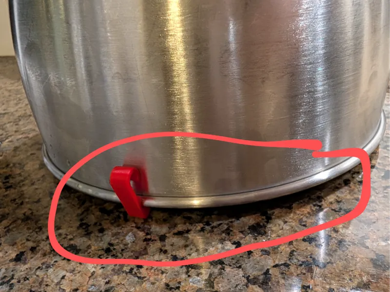 KitchenAid Mixer Bowl Draining Wedge/Helper