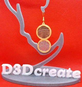 English Pounds earring