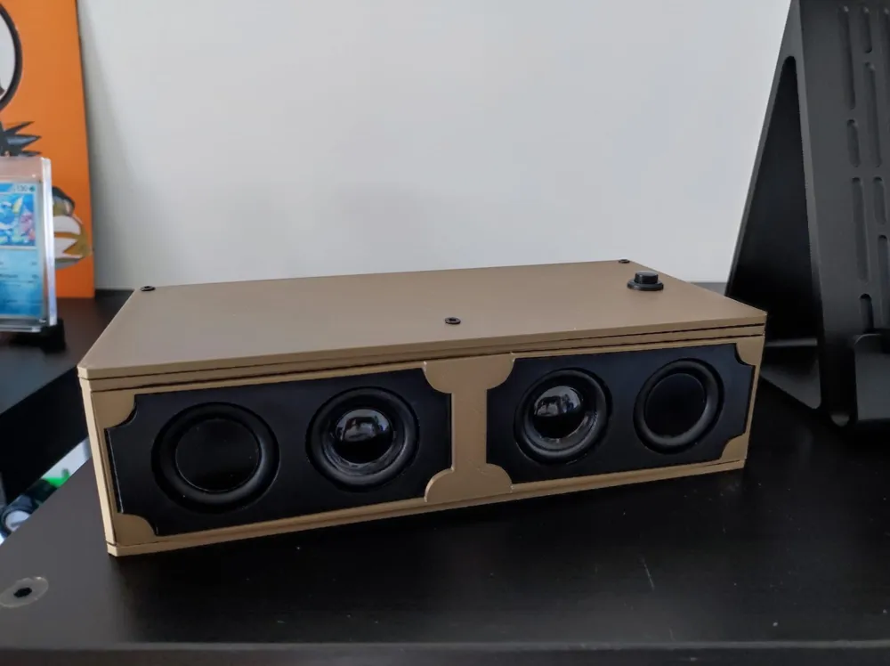 Compact Dual-18650 Bluetooth Speaker Enclosure - Free 3D Print Model ...