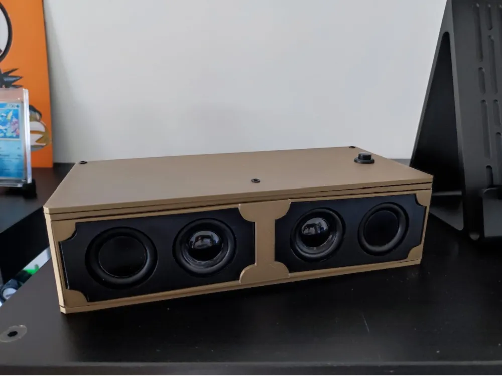 Compact Dual-18650 Bluetooth Speaker Enclosure - Free 3D Print Model ...