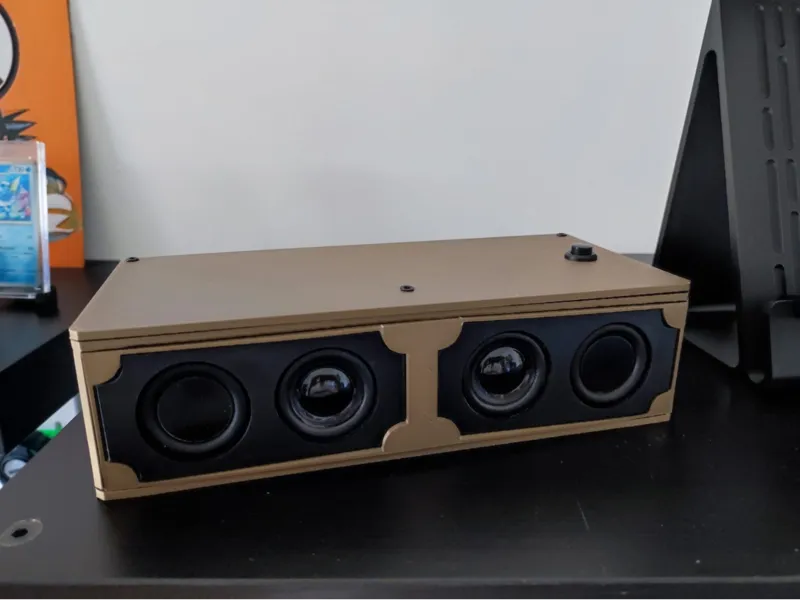 Compact Dual-18650 Bluetooth Speaker Enclosure