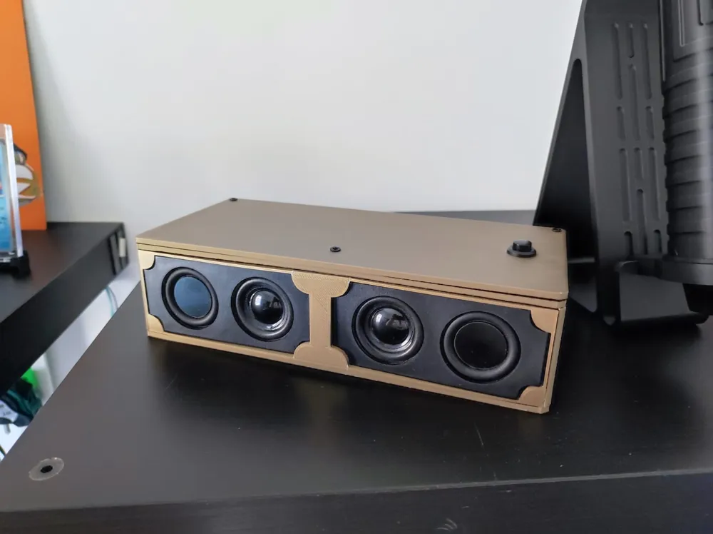 Compact Dual-18650 Bluetooth Speaker Enclosure - Free 3D Print Model ...