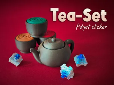 Fidget Clicker Tea-Set