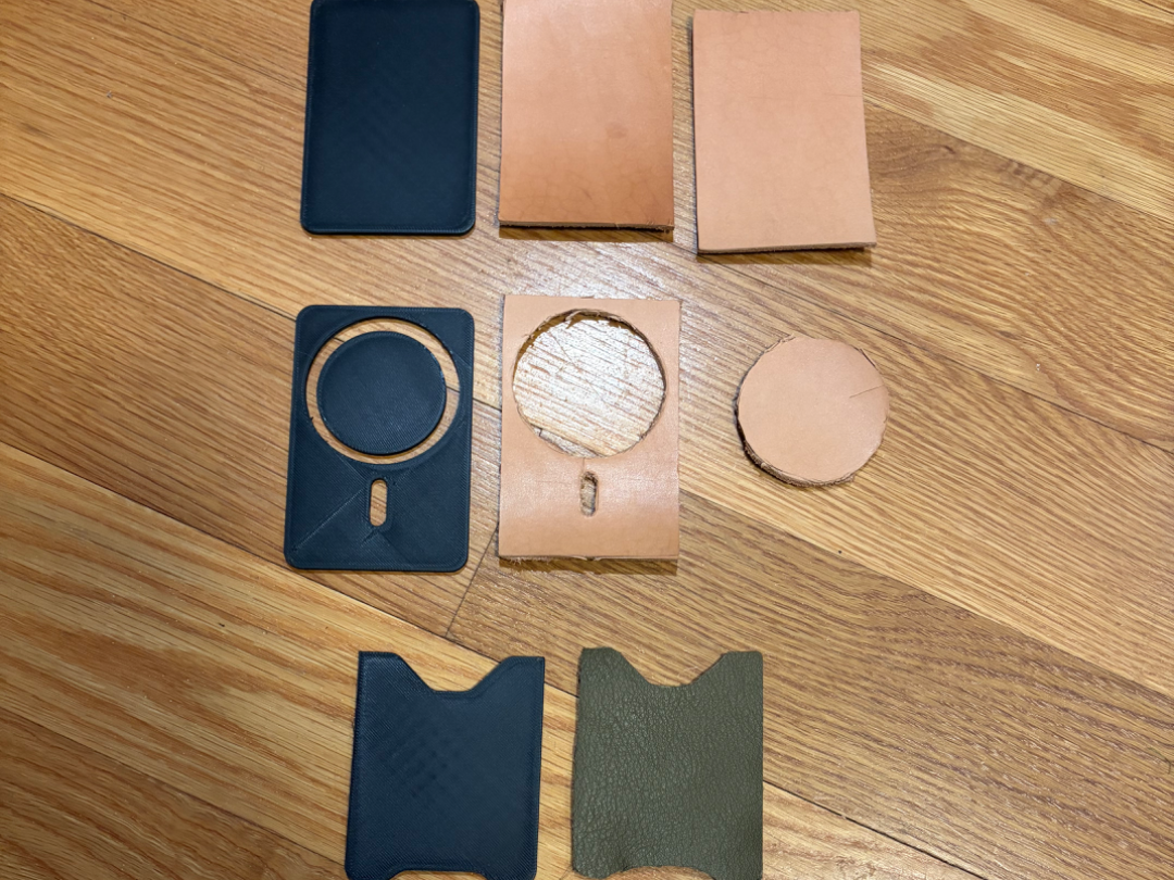 MagSafe Wallet Template for Leather