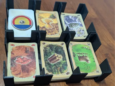 Catan Stacking Card Holders for 5-6, C&K & more