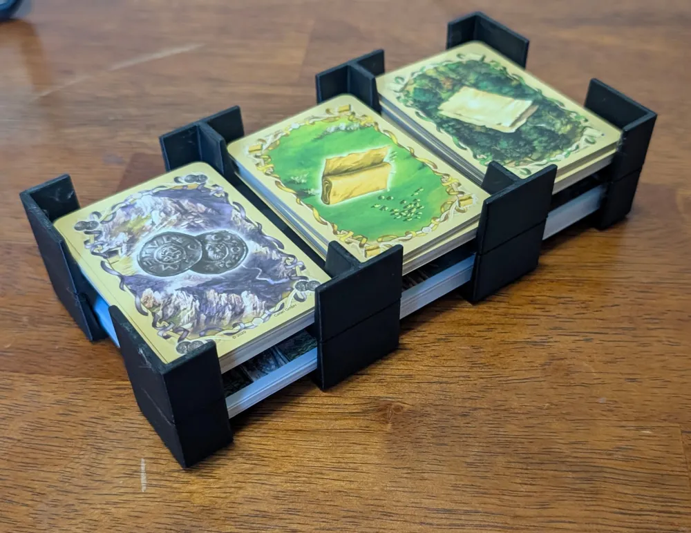 Catan Stacking Card Holders for 5-6, C&K & more - Free 3D Print Model ...