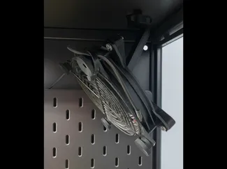 plant cabinet fan mount (Ikea Rudsta) 120mm
